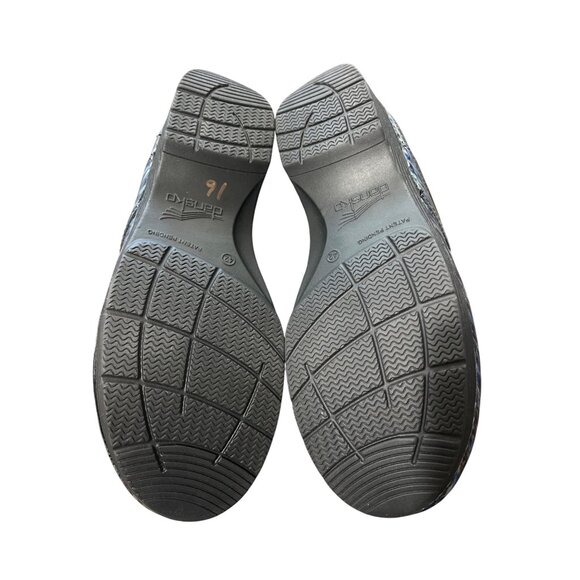 Dansko LT Pro Clog Blue Waves Patent Womens Size 42 EU / 11.5-12 US - Picture 4 of 10